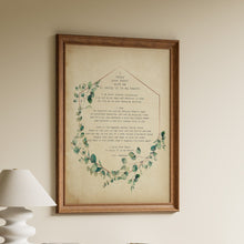 Load image into Gallery viewer, E.E. Cummings I Carry Your Heart Poem Print ORIGINAL STYLE

