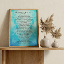 Load image into Gallery viewer, Do Not Love Half Lovers – Kahlil Gibran Poem Print
