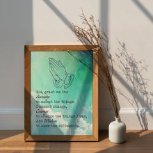 Load image into Gallery viewer, Serenity Prayer Print – Sobriety Gift, Sober Anniversary Gift
