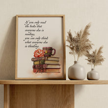Load image into Gallery viewer, Norwegian Wood Quote Print – Haruki Murakami Reading Wall Art

