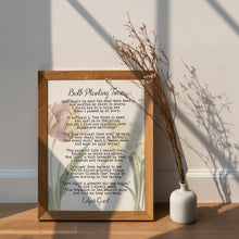 Load image into Gallery viewer, Bulb Planting Time Poem Print – Edgar Guest Tulip and Daffodil Botanical
