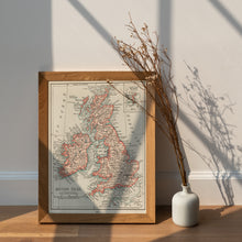 Load image into Gallery viewer, British Isles Vintage Map Print – 1900 Rand McNally Map of England, Scotland, Ireland &amp; Wales
