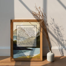 Load image into Gallery viewer, Once There Were Brook Trout – Cormac McCarthy The Road Quote Print
