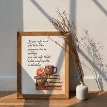 Load image into Gallery viewer, Norwegian Wood Quote Print – Haruki Murakami Reading Wall Art
