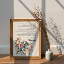 Load image into Gallery viewer, Union by Robert Fulghum Wedding Reading Print
