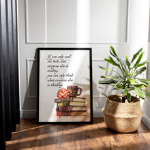 Load image into Gallery viewer, Norwegian Wood Quote Print – Haruki Murakami Reading Wall Art
