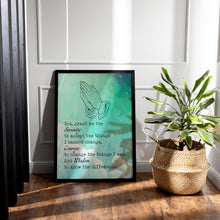Load image into Gallery viewer, Serenity Prayer Print – Sobriety Gift, Sober Anniversary Gift
