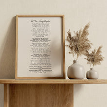 Load image into Gallery viewer, Still I Rise Maya Angelou poem Feminist Art Wall Art

