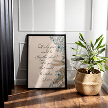 Load image into Gallery viewer, Job 13:5 NIV Bible Verse Wall Art "If only you would be altogether silent!" Funny Bible Quote, Bible Humor
