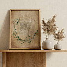 Load image into Gallery viewer, What Lips My Lips Have Kissed – Edna St. Vincent Millay Sonnet Print

