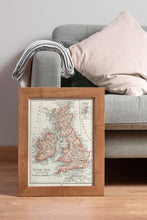 Load image into Gallery viewer, British Isles Vintage Map Print – 1900 Rand McNally Map of England, Scotland, Ireland &amp; Wales
