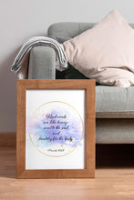 Load image into Gallery viewer, Proverbs 16:24 Scripture Print "Kind Words Are Like Honey"- Bible Verse Wall Art
