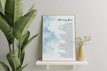 Load image into Gallery viewer, Amazing Grace Print Christian Hymn Lyrics Song Poster

