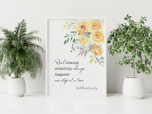 Load image into Gallery viewer, Real Change, Enduring Change – Ruth Bader Ginsburg Quote Print
