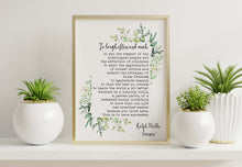 Load image into Gallery viewer, To Laugh Often and Much Print – Success Quote Print Ralph Waldo Emerson Quote
