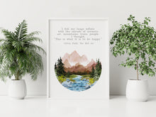 Load image into Gallery viewer, This Is What It Is to Be Happy – Sylvia Plath The Bell Jar Quote Print
