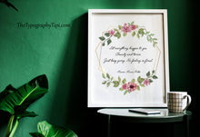Load image into Gallery viewer, Let Everything Happen to You – Rainer Maria Rilke Quote Print
