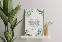 Load image into Gallery viewer, And This I Believe – John Steinbeck Quote Print, East of Eden Botanical Wall Art
