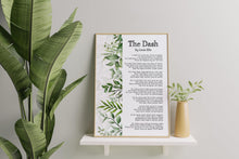Load image into Gallery viewer, The Dash Poem Print by Linda Ellis - Retirement Gift, Sympathy Gift
