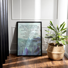 Load image into Gallery viewer, Turning People Into Trees – Ram Dass Quote Print
