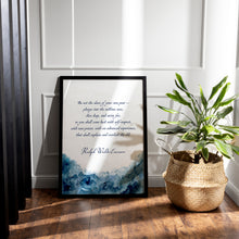 Load image into Gallery viewer, Be Not the Slave of Your Own Past – Ralph Waldo Emerson Quote Print
