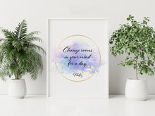 Load image into Gallery viewer, Hafiz Quote Print "Change Rooms in Your Mind for a Day"
