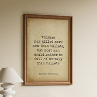 Framed quote print 