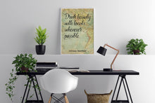Load image into Gallery viewer, Anthony Bourdain Print Drink heavily with locals whenever possible - Unframed inspirational print for Home, Inspirational bourdain quote
