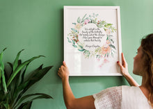 Load image into Gallery viewer, Maya Angelou Print - We delight in the beauty of the butterfly - Unframed inspirational print for Home, Inspirational office wall art

