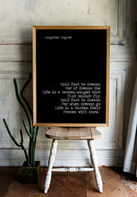 Load image into Gallery viewer, Langston Hughes Poem Print - Dreams Poem - Hold Fast To Dreams UNFRAMED
