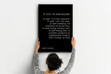 Load image into Gallery viewer, Jocko Willink Print No More Excuses - Discipline Equals Freedom Book Framed &amp; Unframed Options
