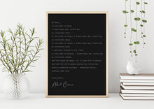 Load image into Gallery viewer, Albert Camus Book Quote: Invincible Summer "In the Midst of Winter..."
