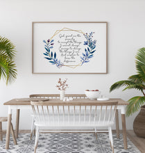 Load image into Gallery viewer, The Serenity Prayer Print Reinhold Niebuhr sobriety gift Alcoholics Anonymous twelve step recovery UNFRAMED
