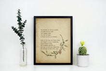 Load image into Gallery viewer, Lord&#39;s Prayer Print - Our Father Prayer - Unframed Prayer Print - Catholic Prayer UNFRAMED
