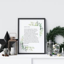 Load image into Gallery viewer, Beautiful Darling Baby Letter Print – Gender Neutral Nursery Prints, Baby Shower Gift
