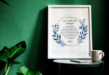 Load image into Gallery viewer, St Michael the Archangel Prayer Print Unframed Prayer Print The Law Enforcement Prayer Christian wall art - Physical Art Print
