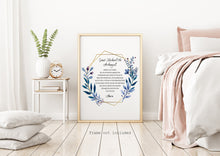 Load image into Gallery viewer, St Michael the Archangel Prayer Print Unframed Prayer Print The Law Enforcement Prayer Christian wall art - Physical Art Print
