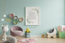 Load image into Gallery viewer, Beautiful Darling Letter to Baby Baby Shower Gift Nursery Wall Art - Nursery art - Framed &amp; Unframed Options

