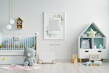 Load image into Gallery viewer, Beautiful Darling Letter to Baby Baby Shower Gift Nursery Wall Art - Nursery art - Framed &amp; Unframed Options
