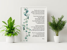 Load image into Gallery viewer, Irish wedding blessing May the road rise up to meet you UNFRAMED wall art print
