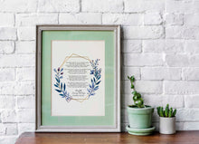 Load image into Gallery viewer, She of the Dancing Feet Sings Print, Countee Cullen Poetry Art, Literary Wall Decor, Watercolor Wreath Print, Harlem Renaissance Gift
