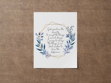 Load image into Gallery viewer, The Serenity Prayer Print sobriety gift Alcoholics Anonymous twelve step recovery Reinhold Niebuhr - Framed and Unframed Options
