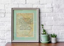 Load image into Gallery viewer, Anthony Bourdain Print - Travel changes you - Travel Quote UNFRAMED Travel Wall Art
