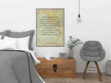 Load image into Gallery viewer, Anthony Bourdain Print - Travel changes you - Travel Quote UNFRAMED Travel Wall Art
