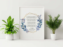 Load image into Gallery viewer, She of the Dancing Feet Sings Poem Print Countee Cullen Poetry Art
