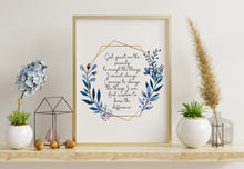 Load image into Gallery viewer, The Serenity Prayer Print - Reinhold Niebuhr - sobriety gift Alcoholics Anonymous twelve step recovery - Physical Art Print Without Frame
