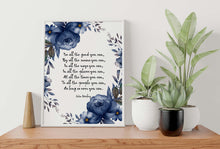 Load image into Gallery viewer, Do all the good you can John Wesley Quote Print Framed &amp; Unframed Options
