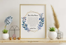 Load image into Gallery viewer, Mark Twain Poem These I Can Promise Wedding Reading Print - Wedding poem Framed &amp; Unframed Options
