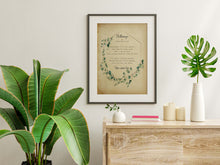 Load image into Gallery viewer, Rainer Maria Rilke Poem Pathways "You come too" Poetry Art Print - Framed &amp; Unframed Options
