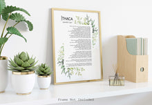 Load image into Gallery viewer, Ithaca Poem by Constantine Cavafy - C. P. Cavafy - Konstantinos Kavafis
